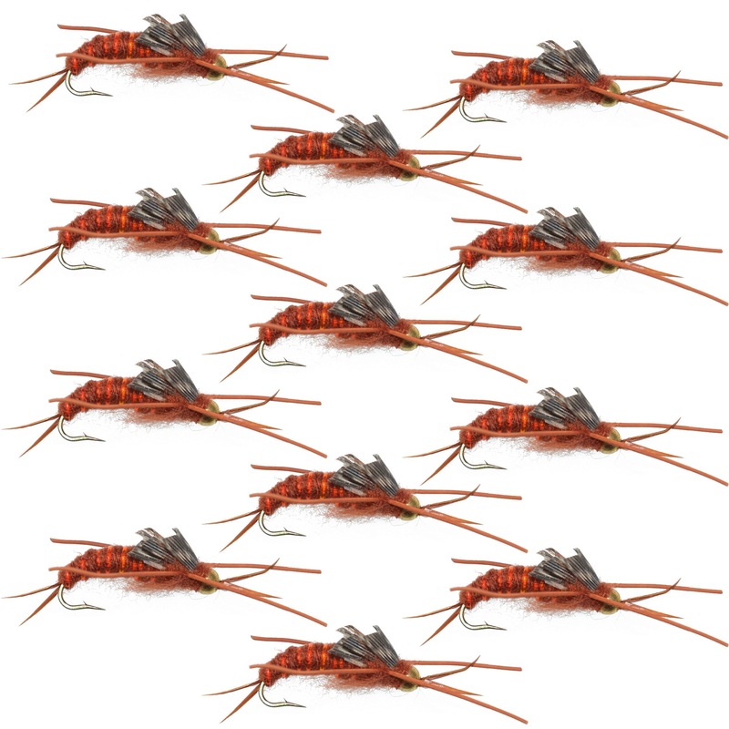 18 PIECE TUNGSTEN GLOW NATURAL SHRIMP SERIES SET